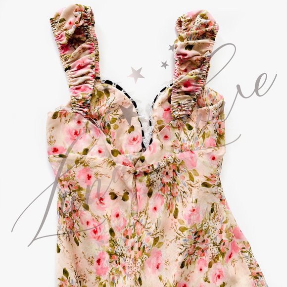 FOR LOVE & LEMONS Emmaline Floral Maxi Dress NWT - Picture 10 of 13